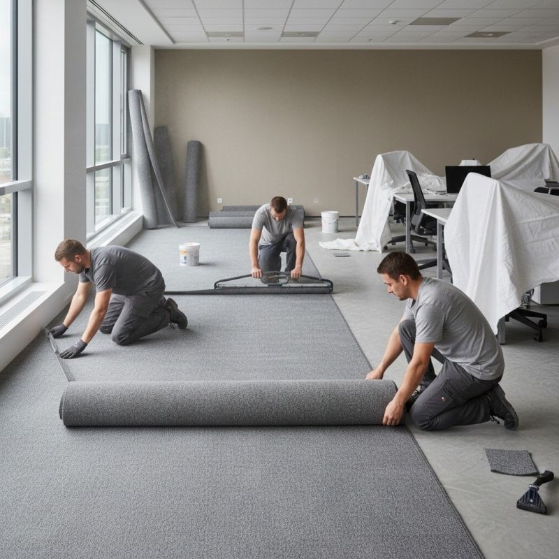 Our team working on Flooring Service projects in Baltimore, MD