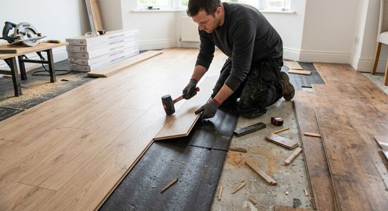Laminate Floor Replacement in Cockeysville, MD