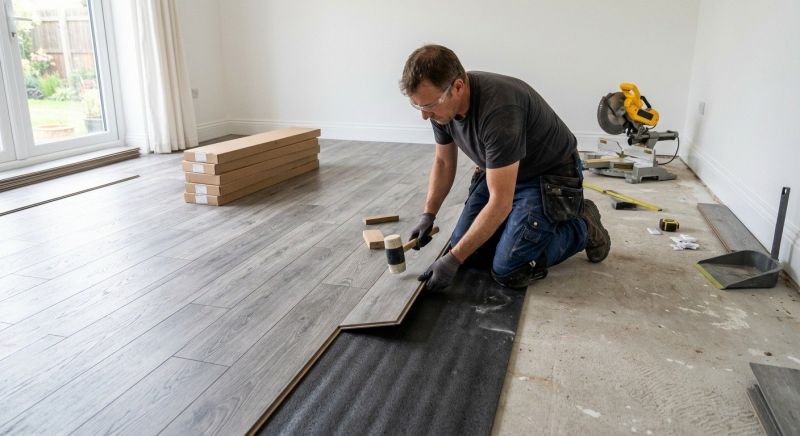 Laminate Floor Replacement in Columbia, MD