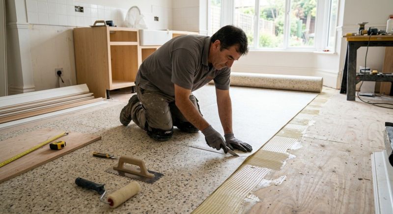 Linoleum Floor Installation in Anne Arundel County, MD
