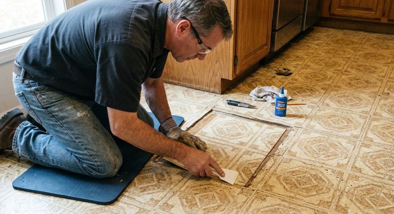 Linoleum Floor Installation in Gambrills, MD