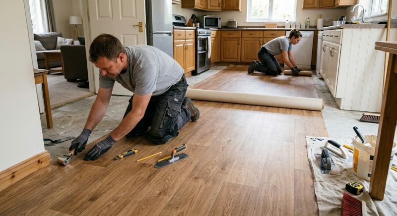 Linoleum Floor Installation in Baltimore, MD