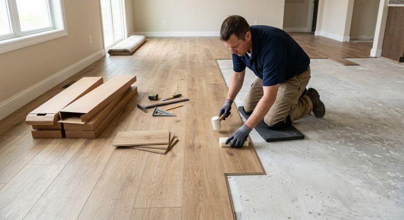 Luxury Vinyl Tile Installation in Baltimore County, MD