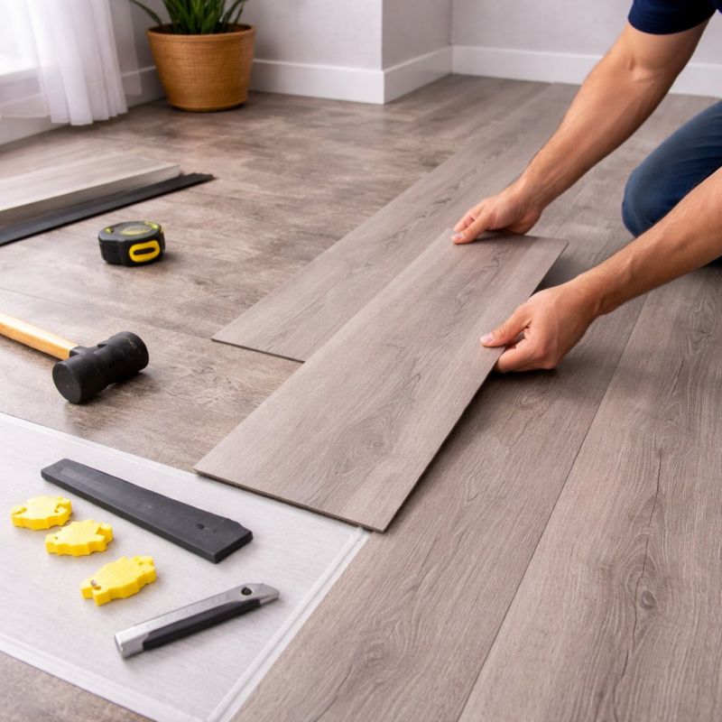 Luxury Vinyl Tile Installation in Carroll County, MD