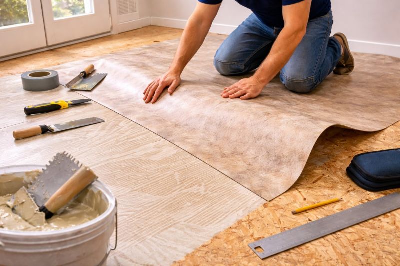 Sheet Flooring Installation in Columbia, MD