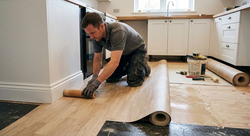 Sheet Linoleum Installation in Ashton, MD