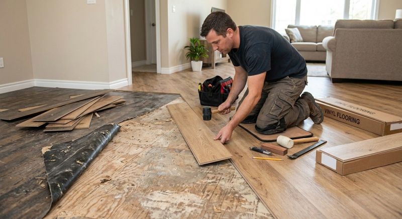 Vinyl Floor Replacement in Baltimore, MD
